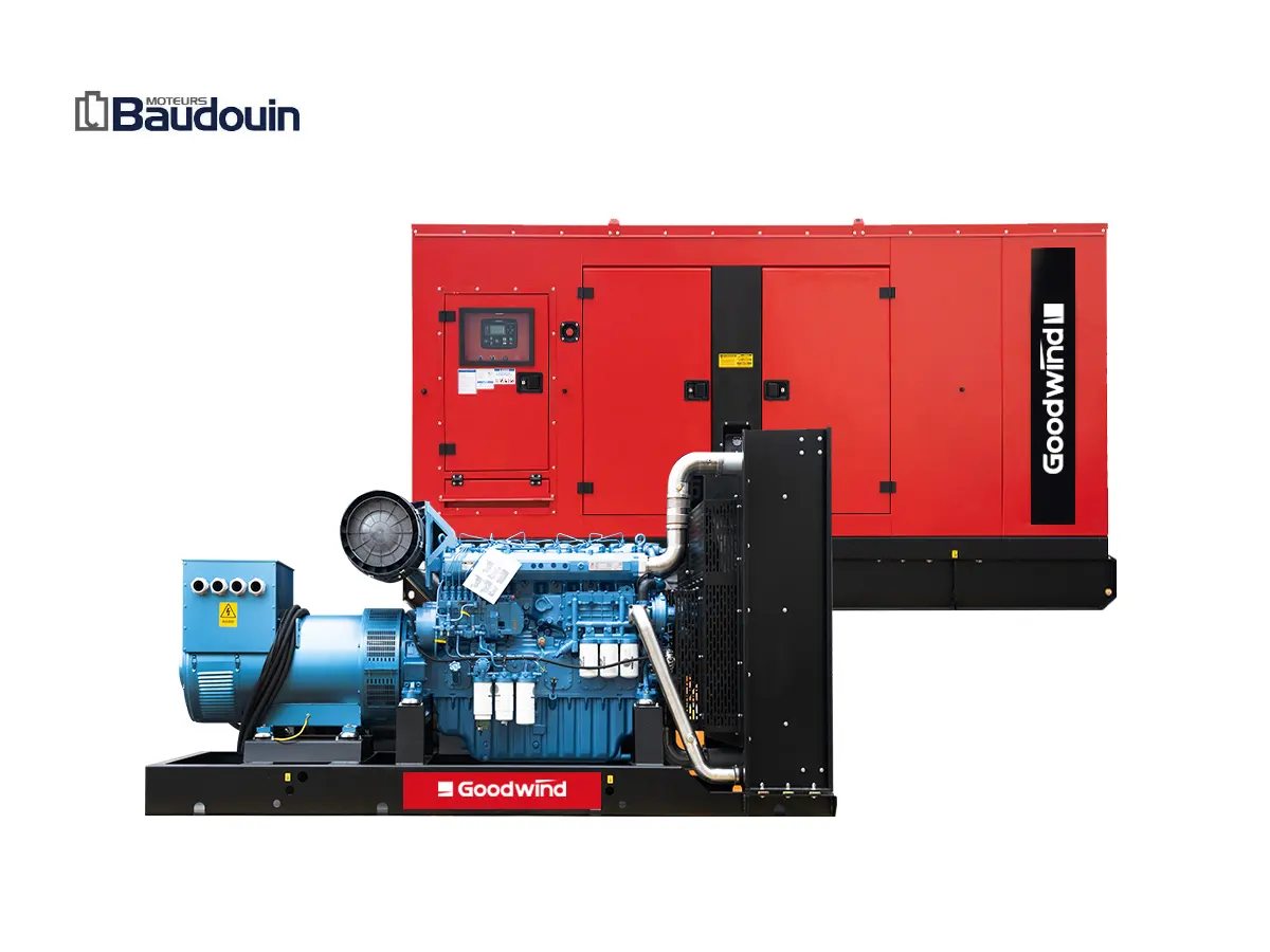 Goodwind diesel generator set powered by Baudouin engine