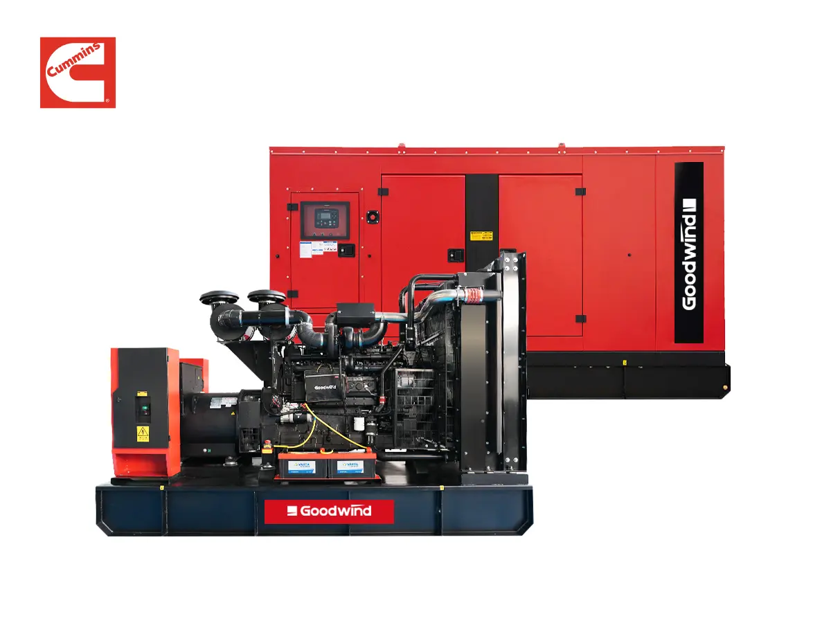 Goodwind diesel generator set powered by Cummins engine