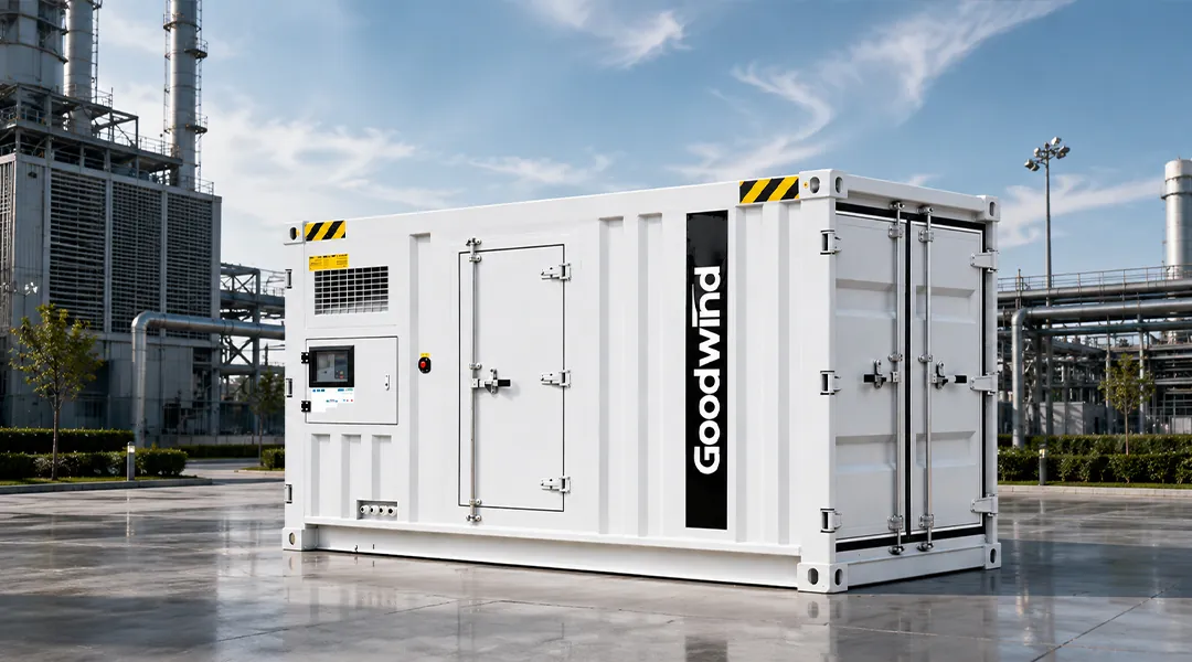 Goodwind diesel generator set with open type and silent canopy options