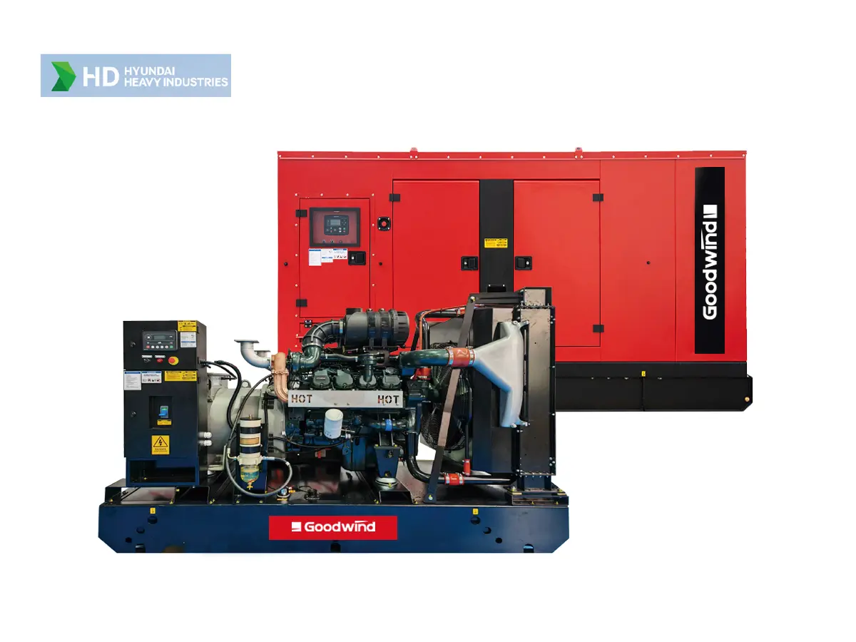 Goodwind diesel generator set powered by Hyundai engine