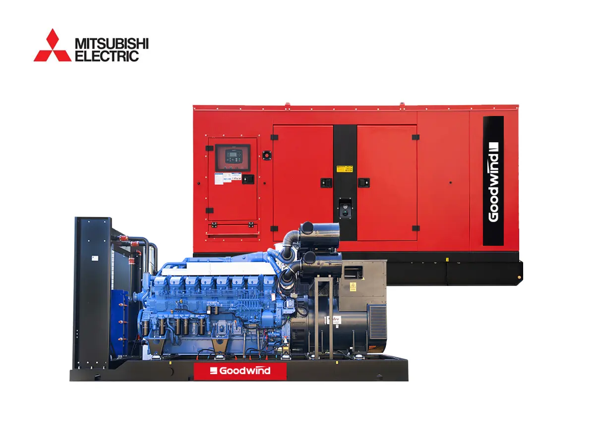 Goodwind diesel generator set powered by Mitsubishi engine
