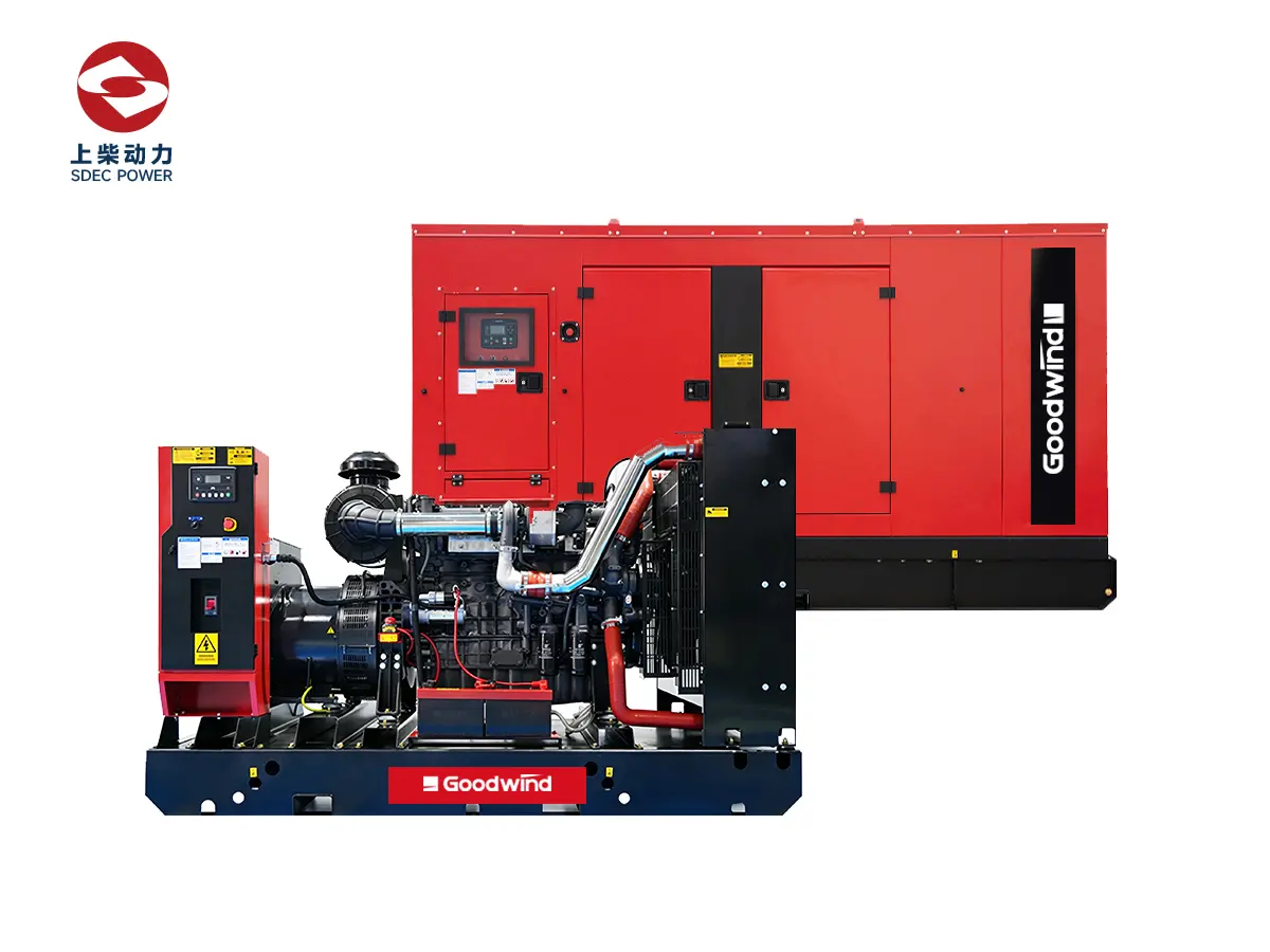 Goodwind diesel generator set powered by SDEC engine